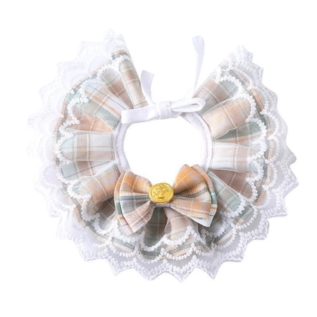 Namzi Green S Size Pet Bow Tie Collar for Cats Small Dogs Vintage Bowtie Accessory Collars Category - 1 Piece