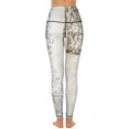 thumbnail image 3 of Bohemian Color High Waisted Leggings for Women No See Through Tummy Control Buttery Soft Yoga Pants for Workout Athletic Running, 3 of 6