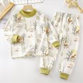 thumbnail image 2 of TOWED22 Kids Clothes for Boys Girls 2 Piece Toddler Clothes Cotton Outfit Fall Winter Sleepwear Set 6-12 Months 12-24 Months 2t 3t 4t 5t 6t 7t 8t 9t Children,Yellow,6-7 Y, 2 of 9