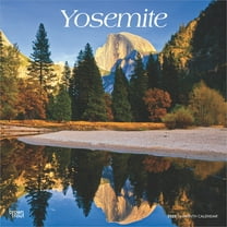 Yosemite | 2025 12x24" (Hanging) Square Wall Calendar | Plastic-Free | BrownTrout