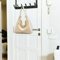 thumbnail image 1 of Over The Door Hooks Hanger With Extended Arms For Easy Use By Women Bathroom Accessories And Towel Rack Organization 1 Pack, 1 of 9