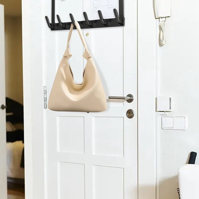 Over The Door Hooks Hanger With Extended Arms For Easy Use By Women Bathroom Accessories And Towel Rack Organization 1 Pack