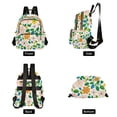 thumbnail image 4 of FORMRS Mini Backpack Purse for Women Travel Daypack Casual Shoulder Bag, Retro Orange Floral, 4 of 7