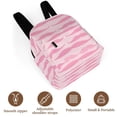 thumbnail image 6 of Pink Mustache Pattern Small Backpack Cute Mini Backpacks For Woman Lightweight Daypacks, 6 of 8