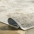 nuLOOM Krystin Distressed Area Rug, Machine Washable, Sustainably