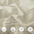 thumbnail image 3 of Move Over White Beige Comforter Set King Boho Bedding Set White Lattice Tassel Pattern Farmhouse Microfiber Filling, 3 of 8