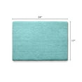 thumbnail image 6 of (2 pack) Your Zone Kids Teal Memory Foam Noodle Single Bath Rug with Nonslip Backside, 17" x 24", 6 of 6