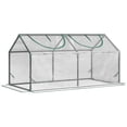 thumbnail image 5 of imerelez Mini Cloche Greenhouse w/ Elevated Bottom, Roll-up Zippered Window Waterproof UV-resistant Hot House for Indoor Outdoor Gaden, 5 of 5