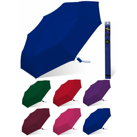 Weather Station 42" Automatic Folding Rain Umbrella