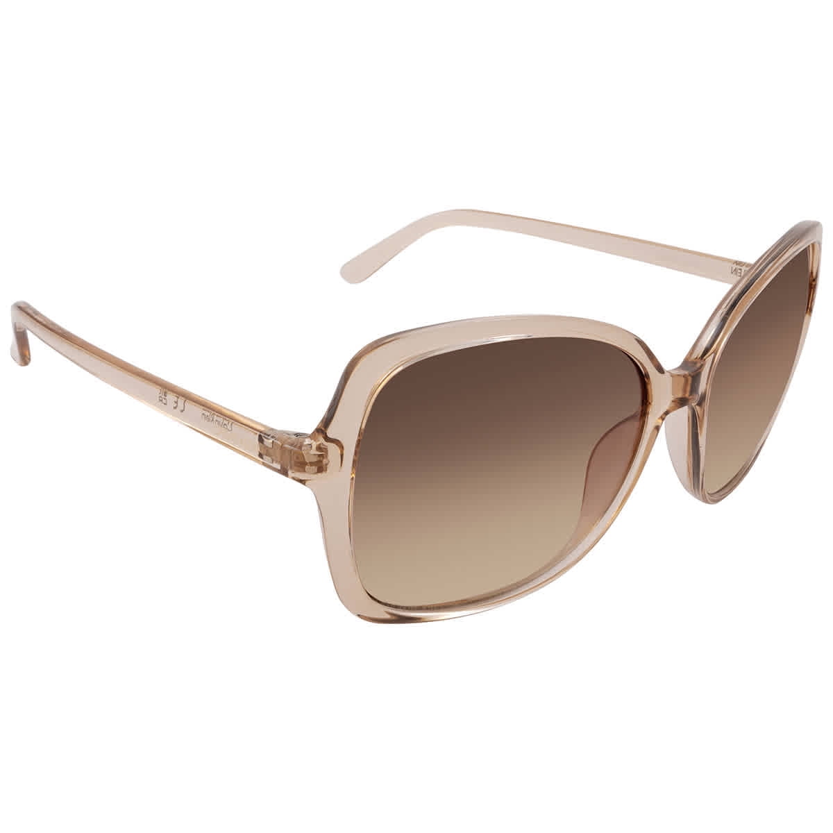 Calvin Klein Brown Gradient Butterfly Ladies Sunglasses CK19561S 270 57 -  