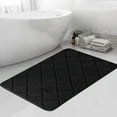 thumbnail image 7 of Super Absorbent Microfiber Bath Rug - Quick Dry Non Slip Shower Mat Machine Washable Bathroom Floor Mat for Tub Shower Safety(Black), 7 of 7