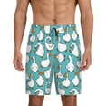 thumbnail image 1 of Fotbe Cartoon Funny Goose Pantalones Cortos de Pijama para Hombre, Ropa de Dormir, Pantalones de Pijama Cortos para Hombre-X-Large, 1 of 6