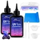 thumbnail image 1 of Kit de resina UV Honcaring de 200 g con luz UV para hacer joyas, 1 of 8