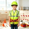 thumbnail image 5 of SUXIAN Boys Halloween Engineer Repairman Costume Set Vest Hat and Tool Props for Kids Pretend Role‑Play Halloween Party Birthday Game Dress‑Up Kit, 5 of 6