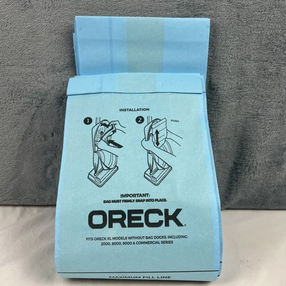 5 Pk Oreck Xl 2000 8000 9000 Commercial Series Vacuum Disposable Bags Ak11125