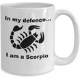 thumbnail image 2 of Scorpio Mug, Scorpio Coffee Mug, Scorpios, Zodiac Tea Cup, Funny Scorpio Mug, 2 of 2