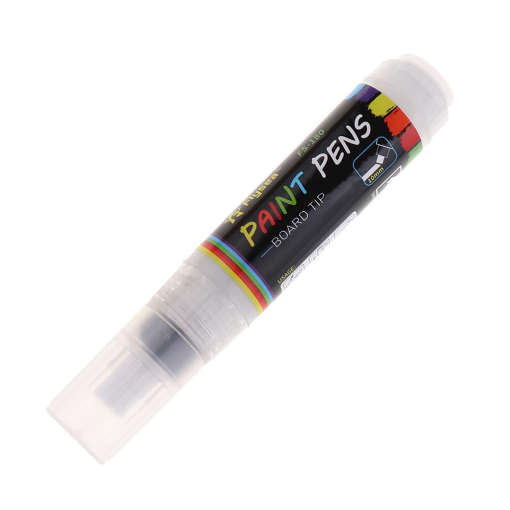 FVDPWYE (12 Colors) Oil-Based Marker Pen Colorful Waterproof Metallic Oil Fill Paint DIY White
