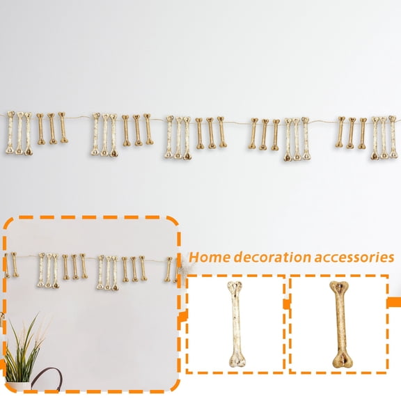 Artificial Bone Replica Prop Realistic Skeleton Bone Model for Halloween Decoration Education Display