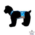 thumbnail image 4 of Barkertime Celestial Swirls Dog Diaper Snappy Overall, 4 of 7