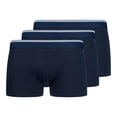 thumbnail image 1 of SKINY Calzoncillos bóxer para hombre, paquete de 3 - Pantalones Algodón Multipack, ropa interior, pantalones, unicolor Azul S (Small), 1 of 5