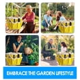 thumbnail image 3 of Bolsa de herramientas de jardín, bolsa de almacenamiento de herramientas de mano de tela Oxford, organizador de jardinería con bolsillos para mujeres y hombres (amarillo), 3 of 5