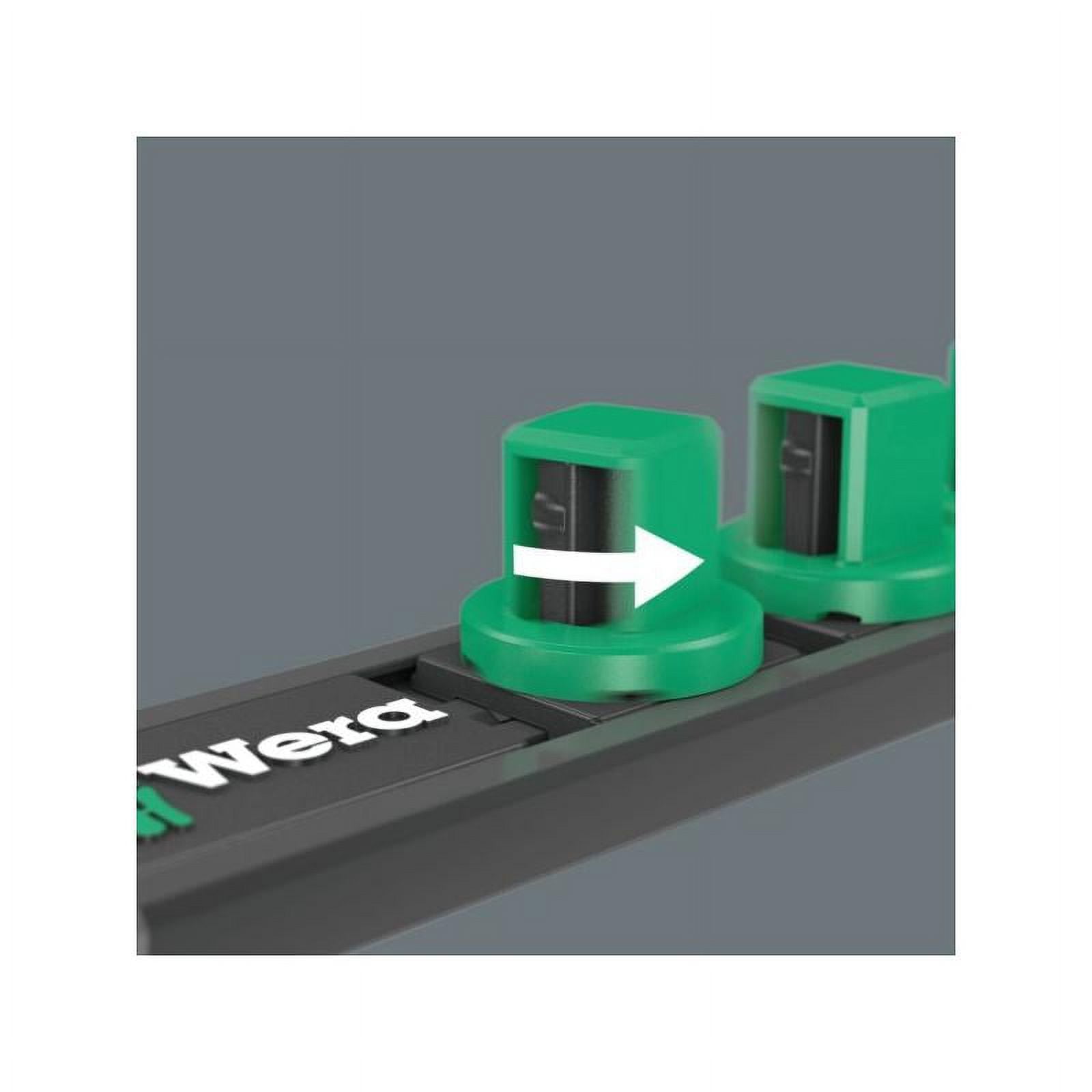 Wera 005450 SAE 3/8" Drive Zyklop Socket Set with Magnetic Holder, 9 Pieces