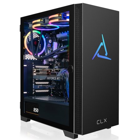 UPC: 0843151142805 | CLX SET VR-Ready Gaming Desktop-Liquid Cooled Intel Core i7 13700KF 3.4GHz 16-Core Processor  32GB DDR5 Memory  GeForce RTX 4070 Ti 12GB GDDR6X Graphics  1TB SSD  4TB HDD  WiFi  Windows 11 Home 64-bit