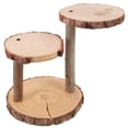 thumbnail image 1 of EeaseMX 1 soporte de madera para plantas, base para macetas de balcón, soporte para servir postres., 1 of 7