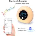 thumbnail image 3 of Reloj despertador para niños Uplayteck Light, lámpara de mesa con altavoz Bluetooth, regalo de cumpleaños. (Same structure with fewer characters), 3 of 3