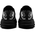 thumbnail image 4 of Coolcustomize Men's Fashion Canvas Sneaker Low Top Flat Casual Shoes Women's Vibrant Skull Lightweight Comfort Walking Shoes, 4 of 6