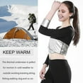 thumbnail image 3 of Trajes de Sauna sin costuras para mujer, mallas deportivas moldeadoras de cuerpo, entrenador de cintura, camisas adelgazantes, conjuntos de ropa moldeadora, 3 of 5