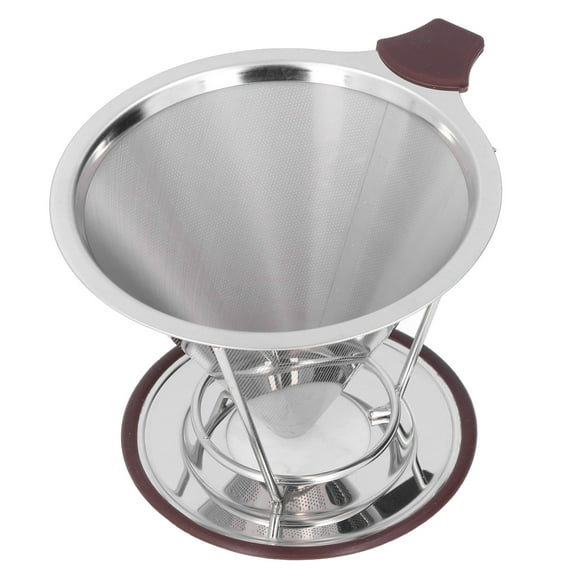 Drip Coffee ConeReusable Coffee Dripper Stainless Coffee Dripper Stainless Steel Coffee Dripper Sturdy Construction