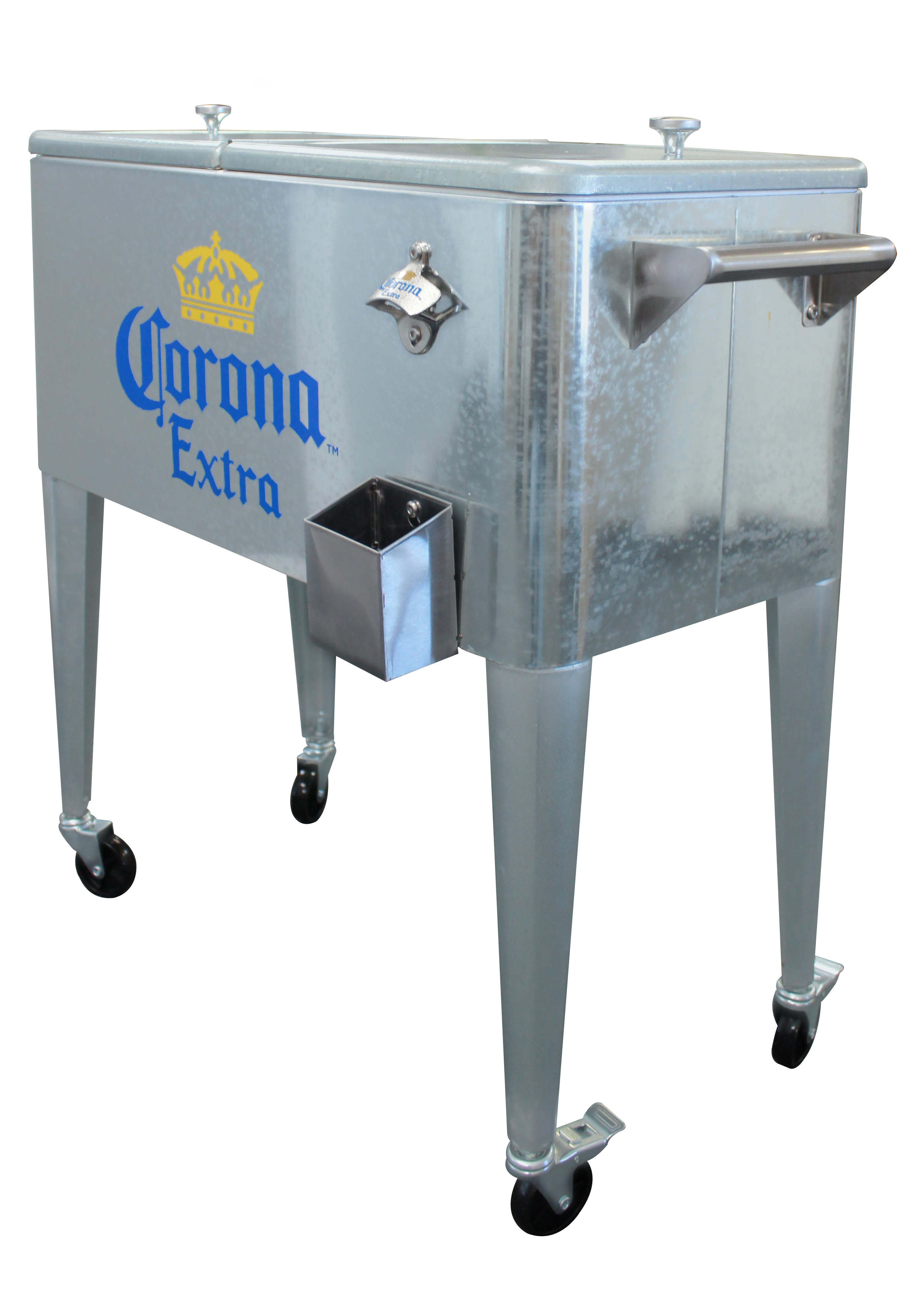 Leigh Country MC 47902 80 qt. Galvanized Corona Outdoor Cooler, Silver
