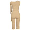 thumbnail image 5 of NMMUED Jumpsuits for Women Casual Strapless Jumpsuits for Women One Piece Jumpsuits for Women Capri Jumpsuits for Women Fitted Jumpsuits for Women Elegant Jumpsuits for Women, Khaki L, 5 of 7