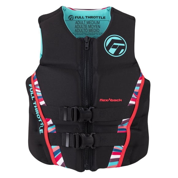 Chaleco salvavidas Full Throttle Rapid-Dry Flex-Back para mujer, talla XS
