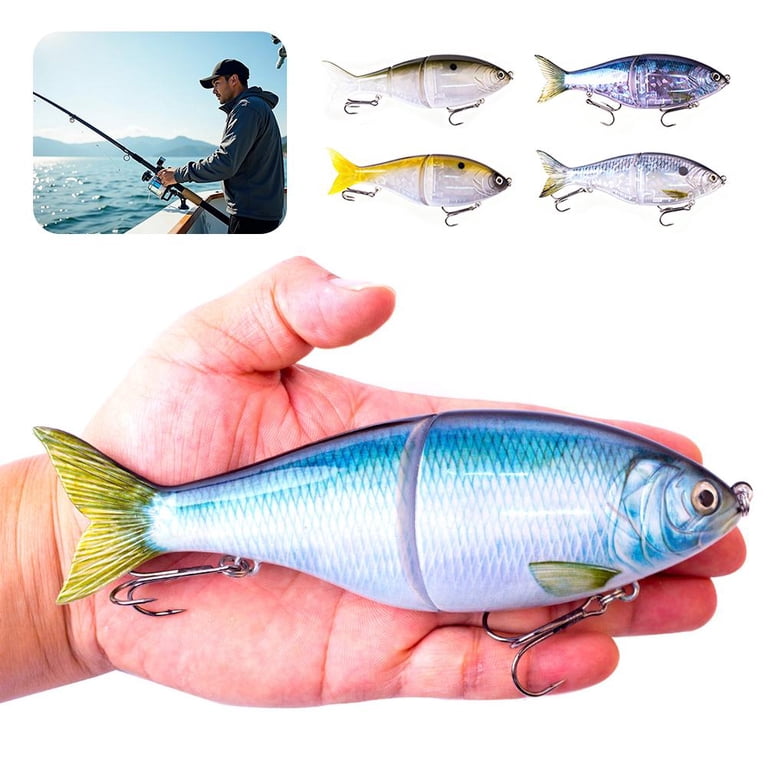 bass jointed lure Johncoo Swimbait 5.5cm Slow Sinking – Glenmore TRUSCEND fishing lure and move flexible in water Rapala Jointed Minnow | Bass