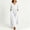 White, variant on Fit & Flare Dresses for Women 2026 Button Down Long Summer Dresses with Pockets Petticoat Henley 3/4 Sleeve Tea-Length Black Adaptable Summer Dress for Women L