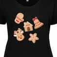 thumbnail image 4 of Inktastic Christmas Gingerbread Cookies Women's Plus Size T-Shirt, 4 of 5