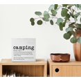 thumbnail image 4 of Zomyto 7"x7" Camping Definition Wood Box Sign Desk Decor Funny Camping Wooden Box Block Sign Decorations, 4 of 5