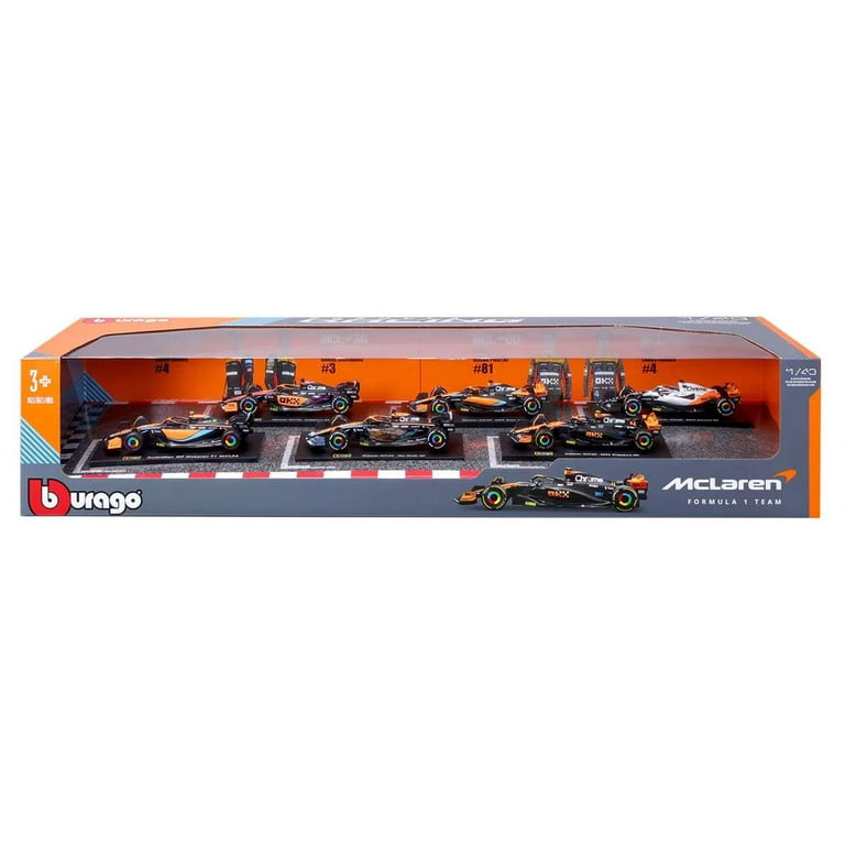 burago McLaren 6台セット Burango McLaren Formula Racing Die-cast Model 6-Pack