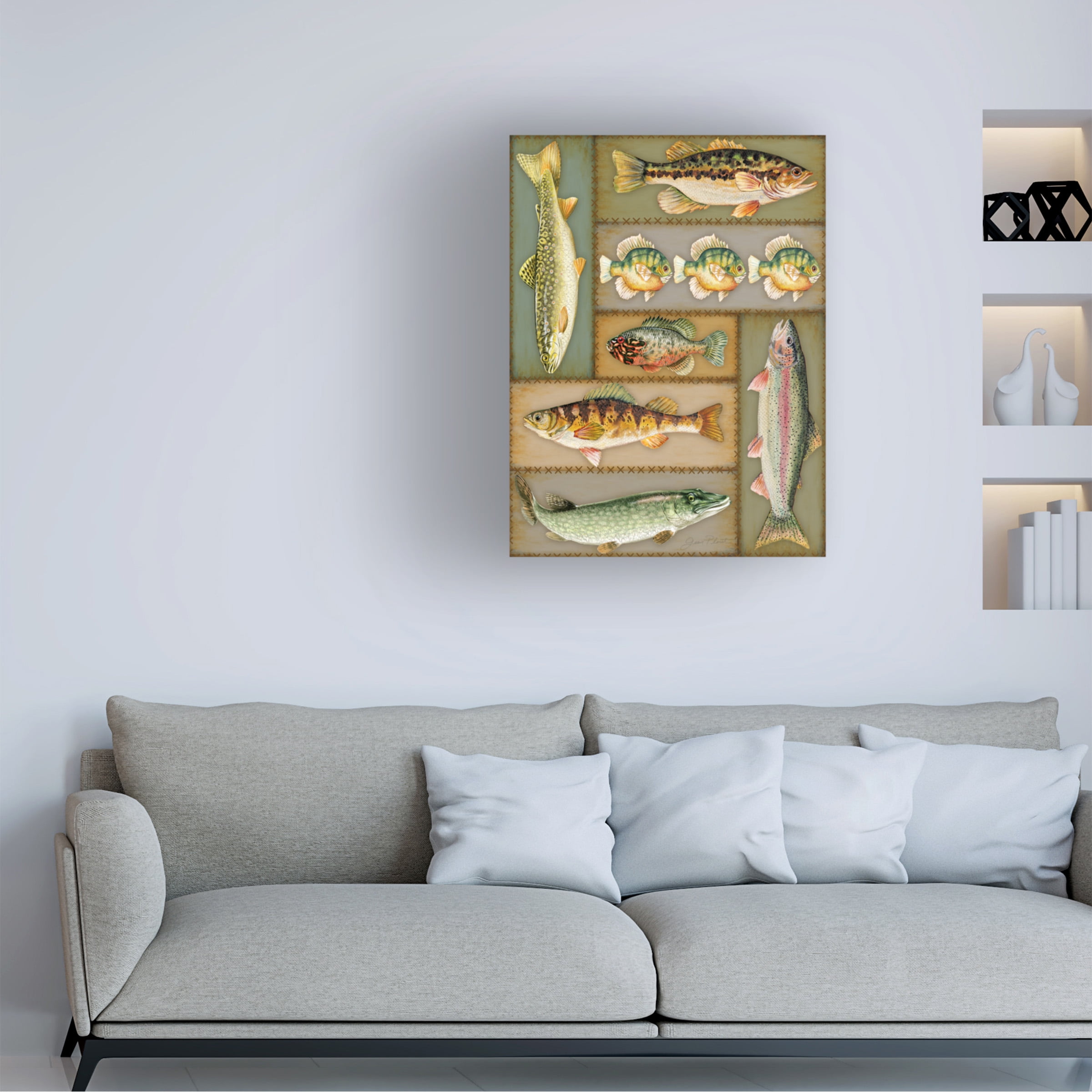 Trademark Fine Art 'Wilderness Lodge 22' Canvas Art by Jean Plout