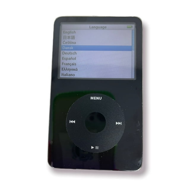 Producto Reacondicionado iPod Classic de 5.ª , 30 GB, Color Negro, Reproductor de Audio y Vídeo MP3