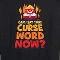 thumbnail image 3 of Inside Out - Can I Say That Curse Word - Women's Lightweight French Terry Long Sleeve Shirt, 3 of 5