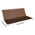 thumbnail image 2 of Swing Seat Covers for Outdoor Patio Swing Swing Set Seats Cover Swing Cover Swing Seat Cover Replacement Waterproof Outdoor Swing Cushions Cover Tree Swing Seat Cover Porch Swing Seat Cover Coffee/L, 2 of 2