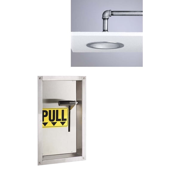Speakman Se-237 Lifesaver Emergency Deluge Shower
