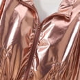 thumbnail image 5 of Krdevn Unisex Kids Metallic Shiny Zip Jacket, Lapel Collar Long Sleeve Fashion Casual Coat Trendy Boys Girls Coat for Spring Fall,Pink, 5 of 9