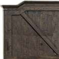 thumbnail image 4 of American Woodcrafters Farmwood Rustic Brown Wood King Panel Headboard, 4 of 7