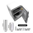 thumbnail image 2 of Mini Refrigerador Virtual Zone Nevera Frigobar Portatil Blanco, 2 of 6