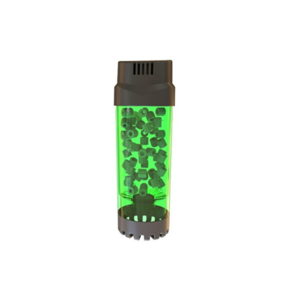 Greeniant Filtro de lecho móvil fluidizado Fishtank, ventosa profesional, Cable submarino, alimentación sumergible, pieza de filtros para el hogar y la Piezas de acuario Largo Greeniant PT004528-02B