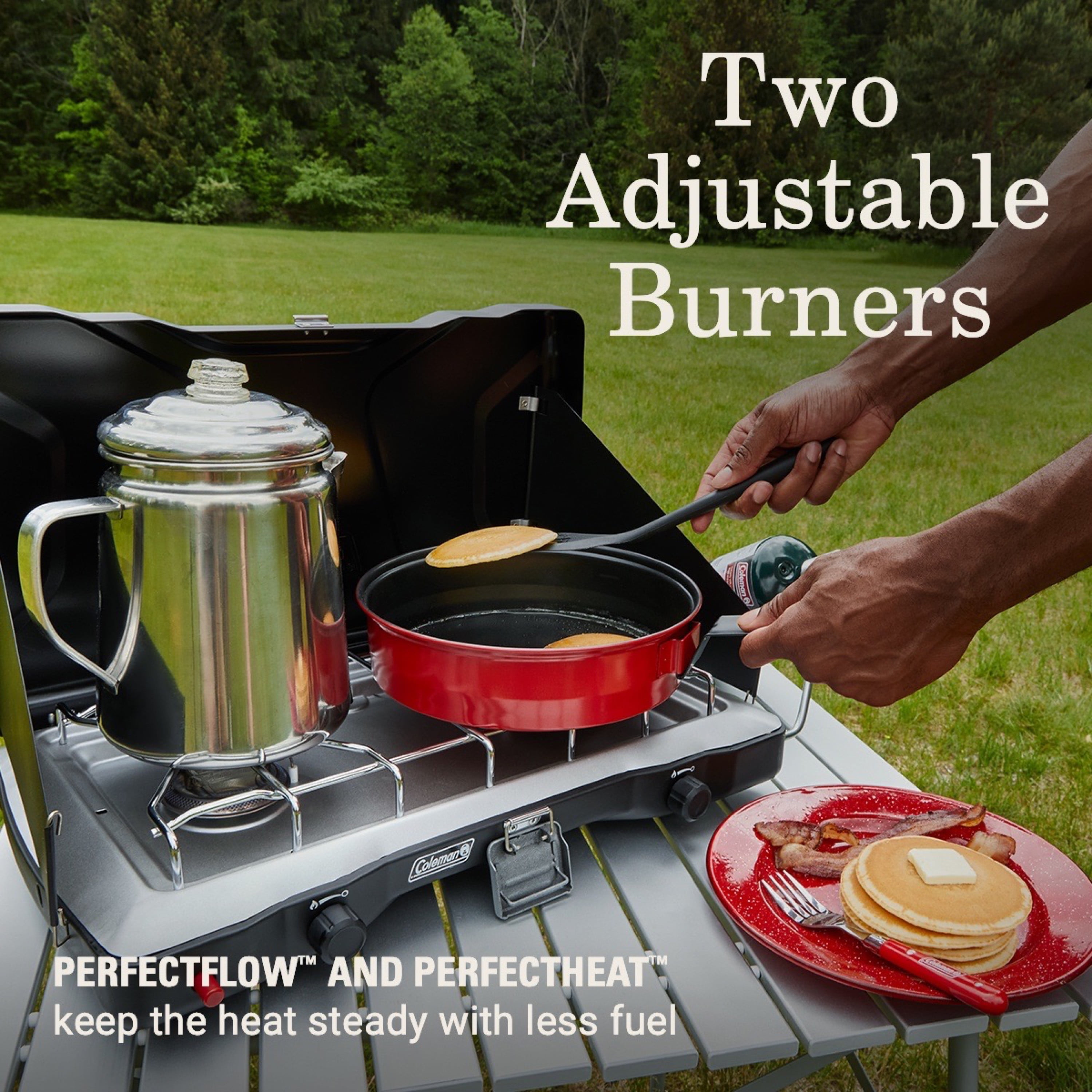 Amazon.com: Coleman Triton+ 2-Burner Propane Camping Stove